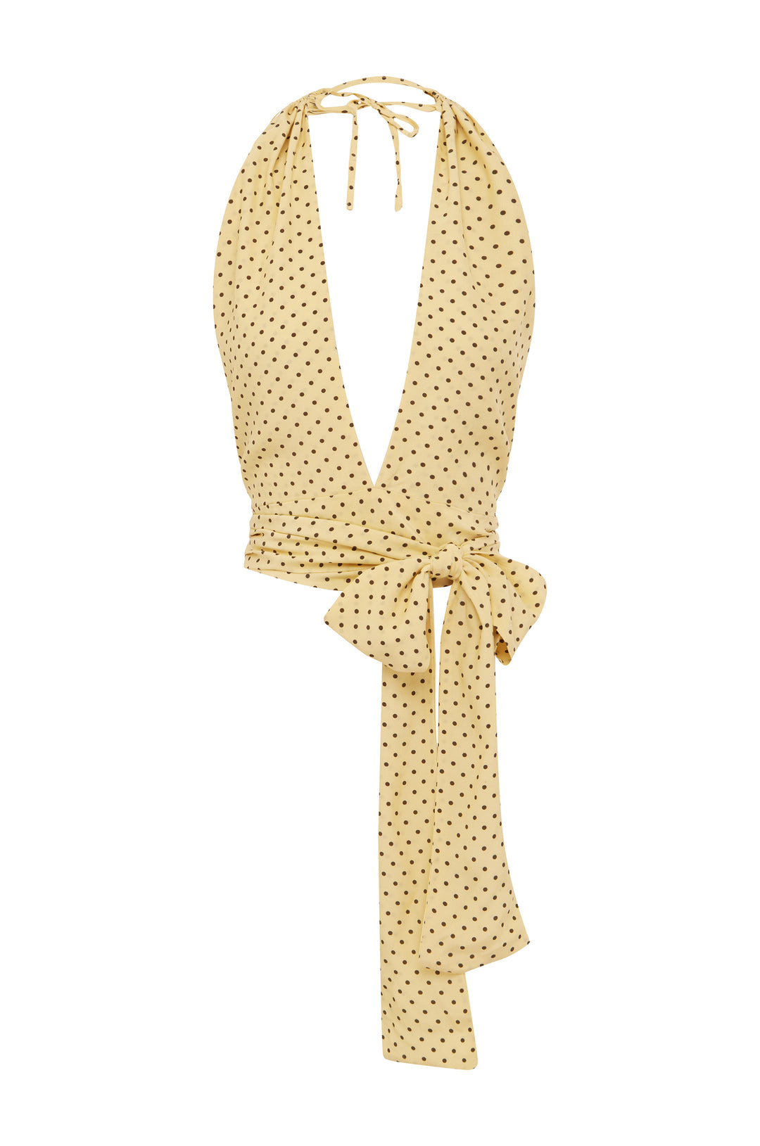 Rendezvous Top | Yellow Polka Dot