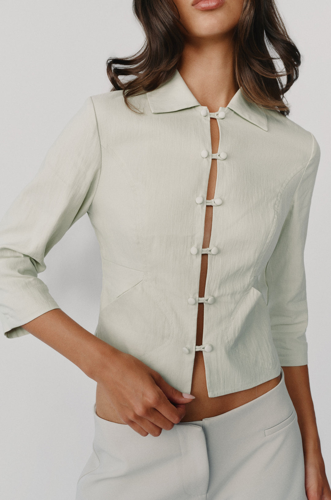 Reya Jacket | Dusty Sage