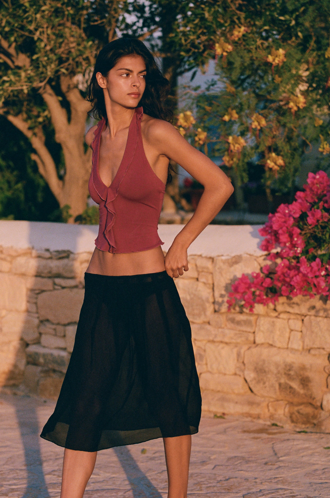 Ruby Top | Plum front view