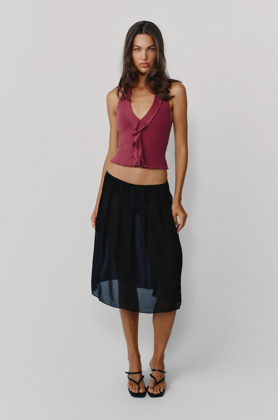 Ruby Top | Plum alternate product view