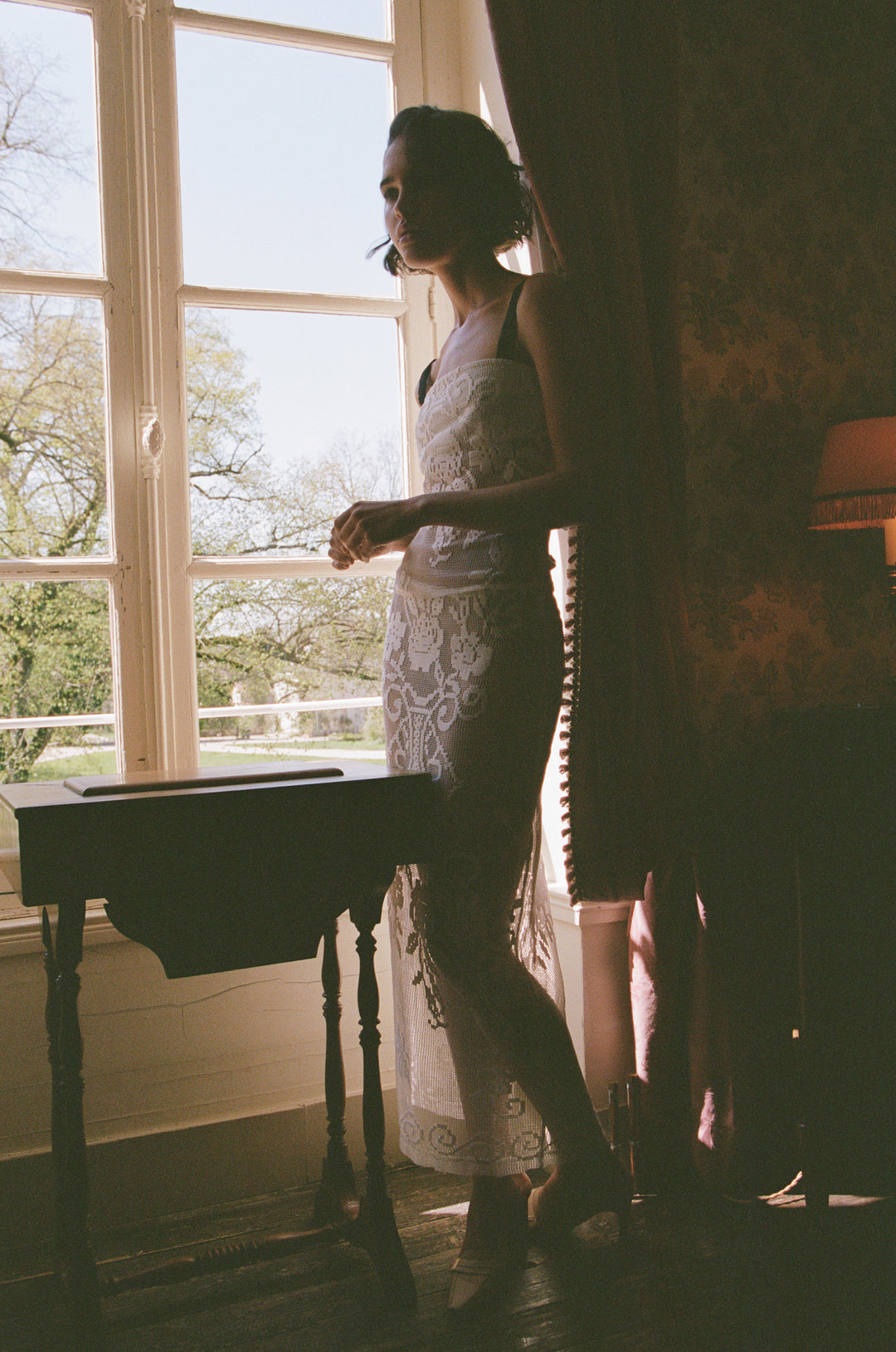 Saint Midi Skirt | White