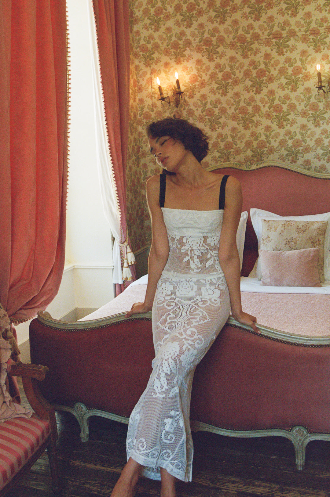 Saint Midi Skirt | White