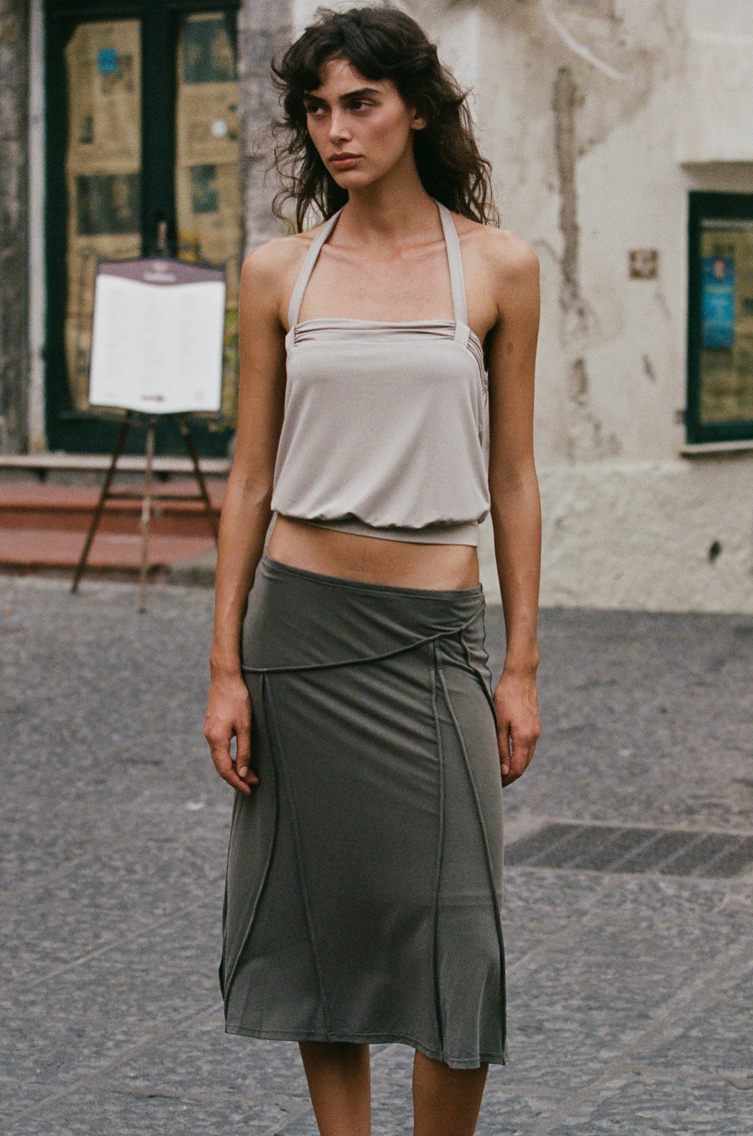 Scout Skirt | Slate alternate product view