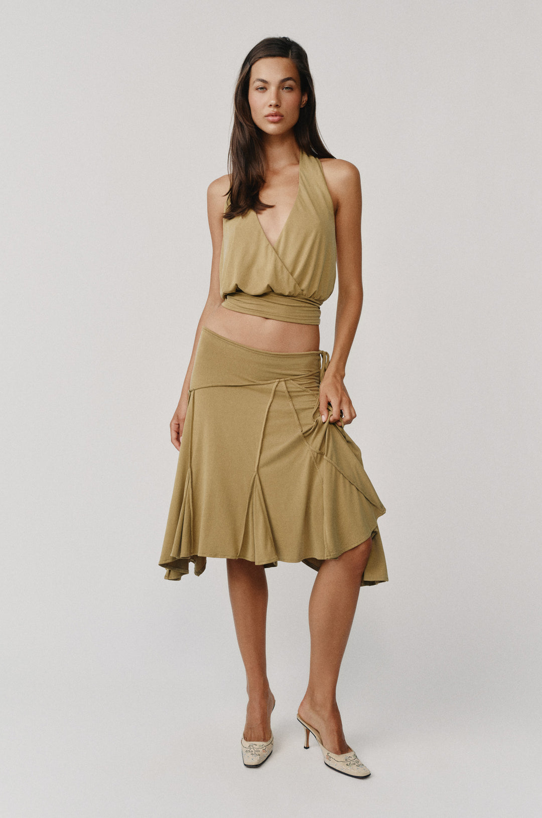Sharni Skirt | Olive