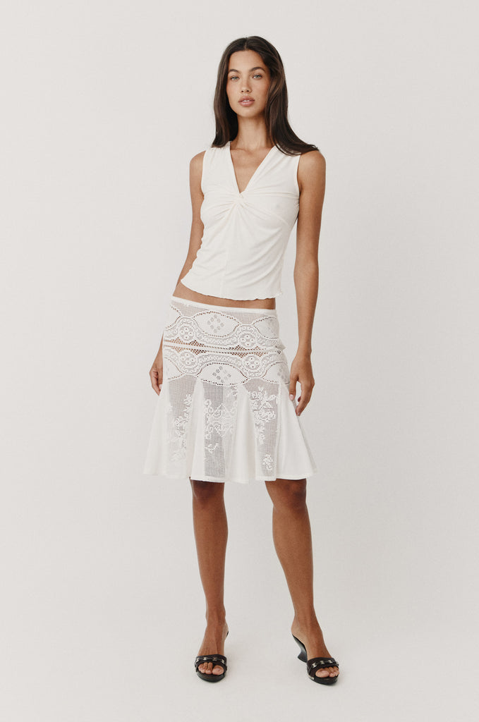 Silvie Top | White